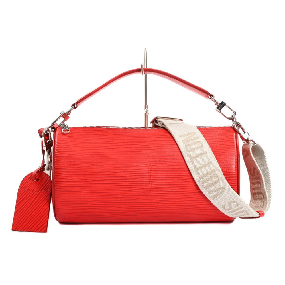 Louis Vuitton Soft Polochon Handbag Red